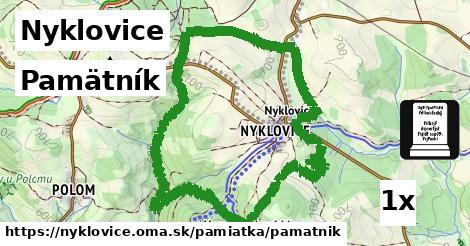 Pamätník, Nyklovice