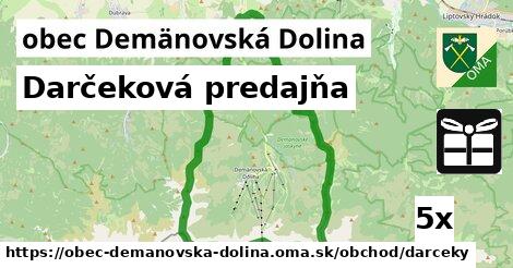 Darčeková predajňa, obec Demänovská Dolina