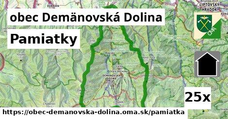 pamiatky v obec Demänovská Dolina