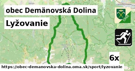 Lyžovanie, obec Demänovská Dolina