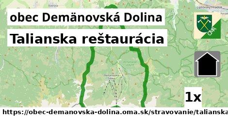 Talianska reštaurácia, obec Demänovská Dolina