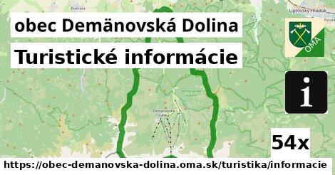 Turistické informácie, obec Demänovská Dolina