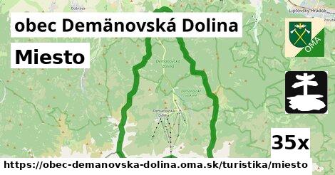 Miesto, obec Demänovská Dolina