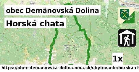 Horská chata, obec Demänovská Dolina