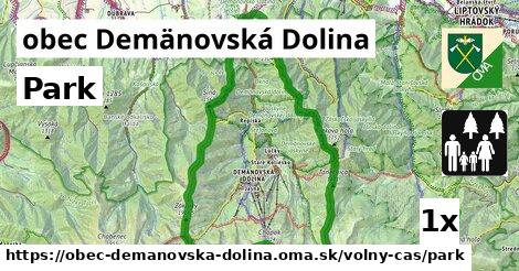 Park, obec Demänovská Dolina