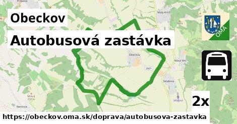 Autobusová zastávka, Obeckov