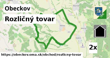 rozličný tovar v Obeckov