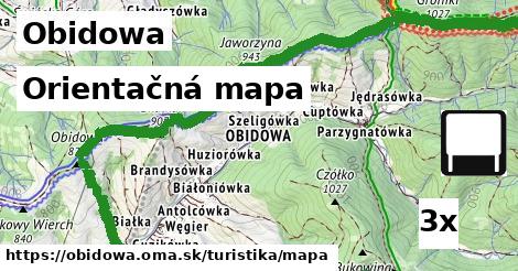 Orientačná mapa, Obidowa