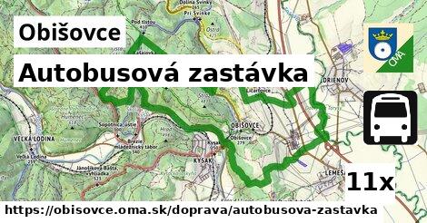 Autobusová zastávka, Obišovce