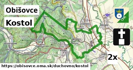 Kostol, Obišovce