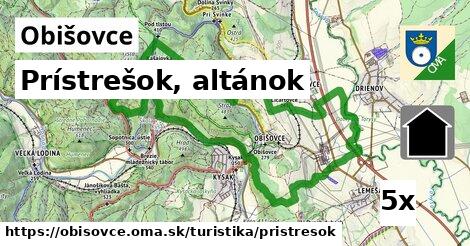 Prístrešok, altánok, Obišovce