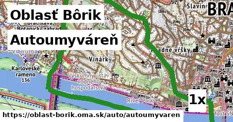 Autoumyváreň, Oblasť Bôrik