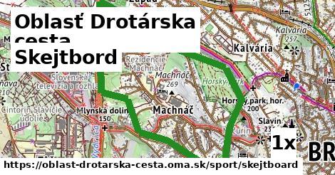 Skejtbord, Oblasť Drotárska cesta