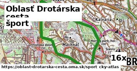 šport v Oblasť Drotárska cesta