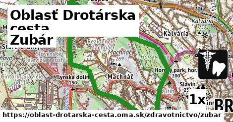 Zubár, Oblasť Drotárska cesta