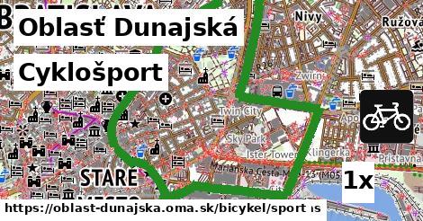 Cyklošport, Oblasť Dunajská