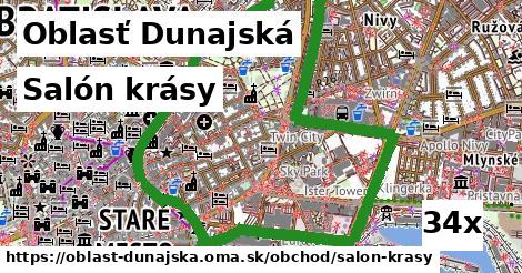 salón krásy v Oblasť Dunajská