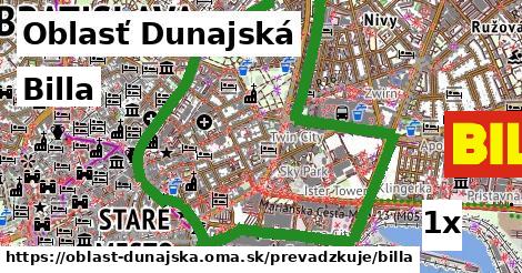 Billa, Oblasť Dunajská