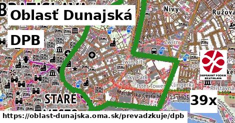 DPB, Oblasť Dunajská