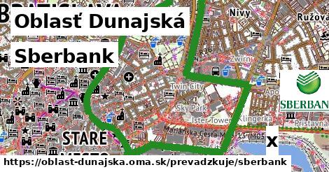 Sberbank, Oblasť Dunajská