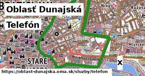 Telefón, Oblasť Dunajská