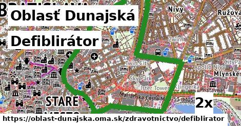 Defiblirátor, Oblasť Dunajská
