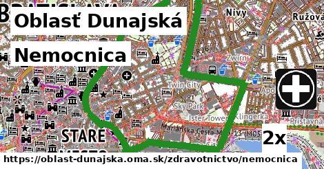 Nemocnica, Oblasť Dunajská