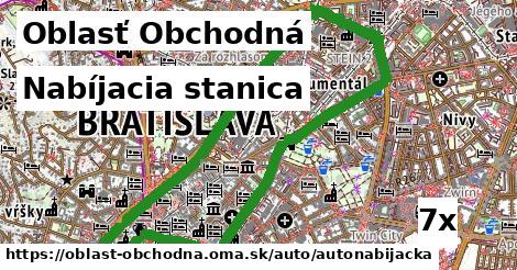 nabíjacia stanica v Oblasť Obchodná