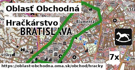 Hračkárstvo, Oblasť Obchodná