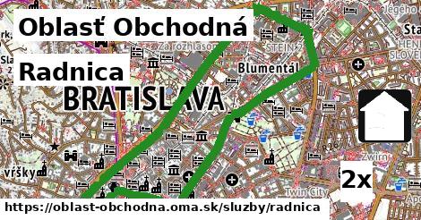 Radnica, Oblasť Obchodná