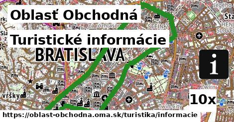 Turistické informácie, Oblasť Obchodná