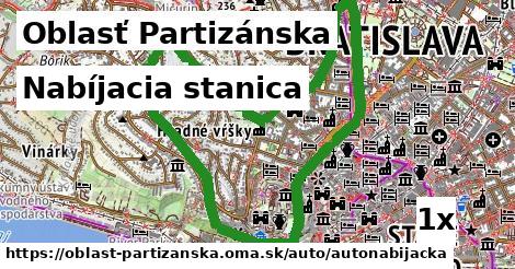 Nabíjacia stanica, Oblasť Partizánska