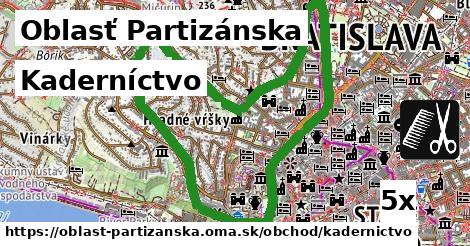 Kaderníctvo, Oblasť Partizánska