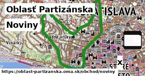 Noviny, Oblasť Partizánska