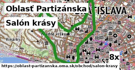 Salón krásy, Oblasť Partizánska