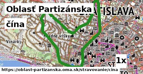 čína, Oblasť Partizánska