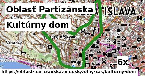 Kultúrny dom, Oblasť Partizánska