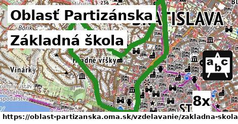 Základná škola, Oblasť Partizánska