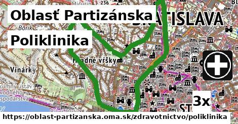 Poliklinika, Oblasť Partizánska