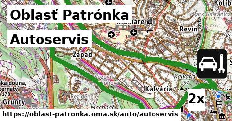 autoservis v Oblasť Patrónka