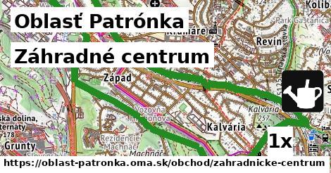 záhradné centrum v Oblasť Patrónka