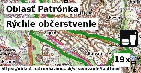 Rýchle občerstvenie, Oblasť Patrónka