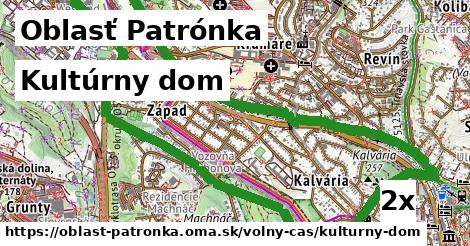 Kultúrny dom, Oblasť Patrónka