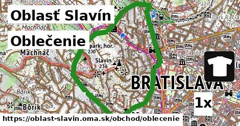 Oblečenie, Oblasť Slavín