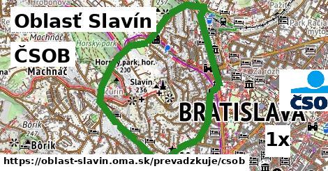 ČSOB, Oblasť Slavín