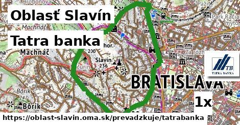 Tatra banka, Oblasť Slavín