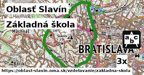 Základná škola, Oblasť Slavín