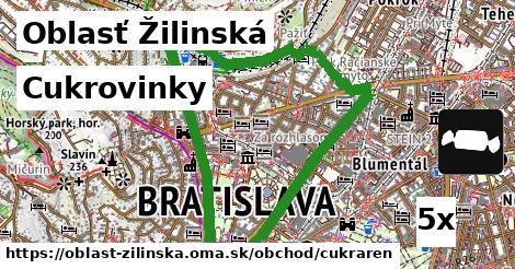 Cukrovinky, Oblasť Žilinská