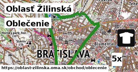 Oblečenie, Oblasť Žilinská