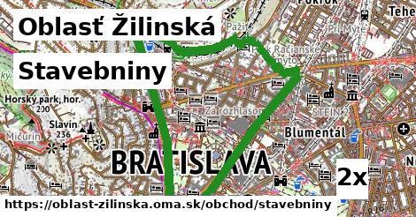 Stavebniny, Oblasť Žilinská